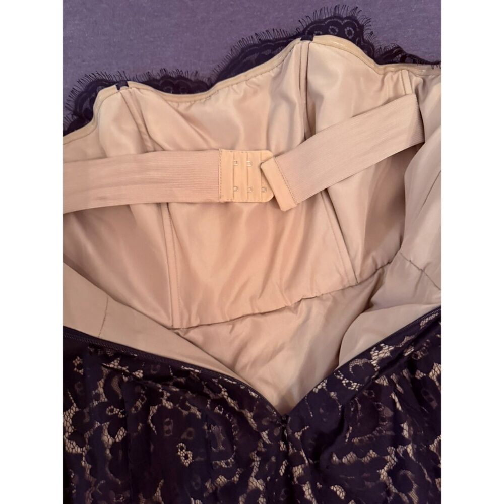 Robert Rodriguez Target Neiman Marcus Lace Strapless Cocktail Dress Size 6 - Picture 11 of 13